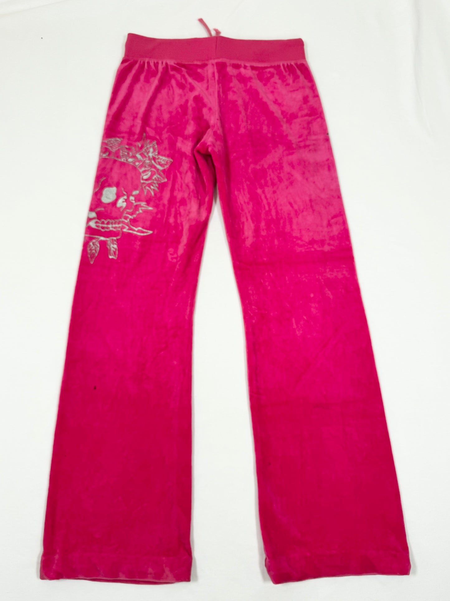 Ed Hardy Pink Velour Trackpants ♡ S/M