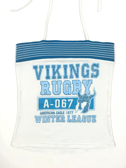 Vikings Rugby Halter Tube Top