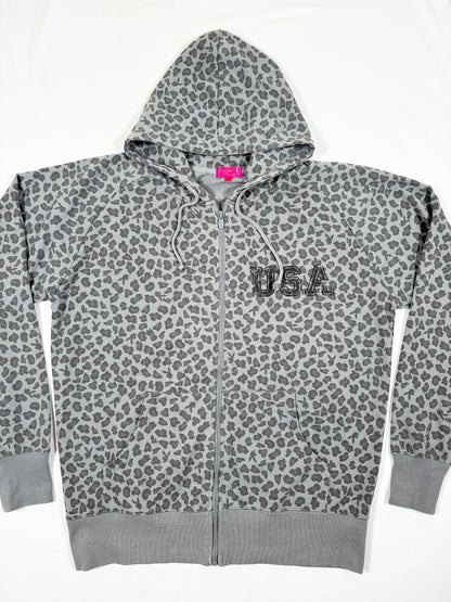 Playboy Leopard Hoodie ♡ Size XL