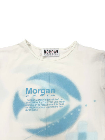 Morgan “2000” White Tee ♡ S