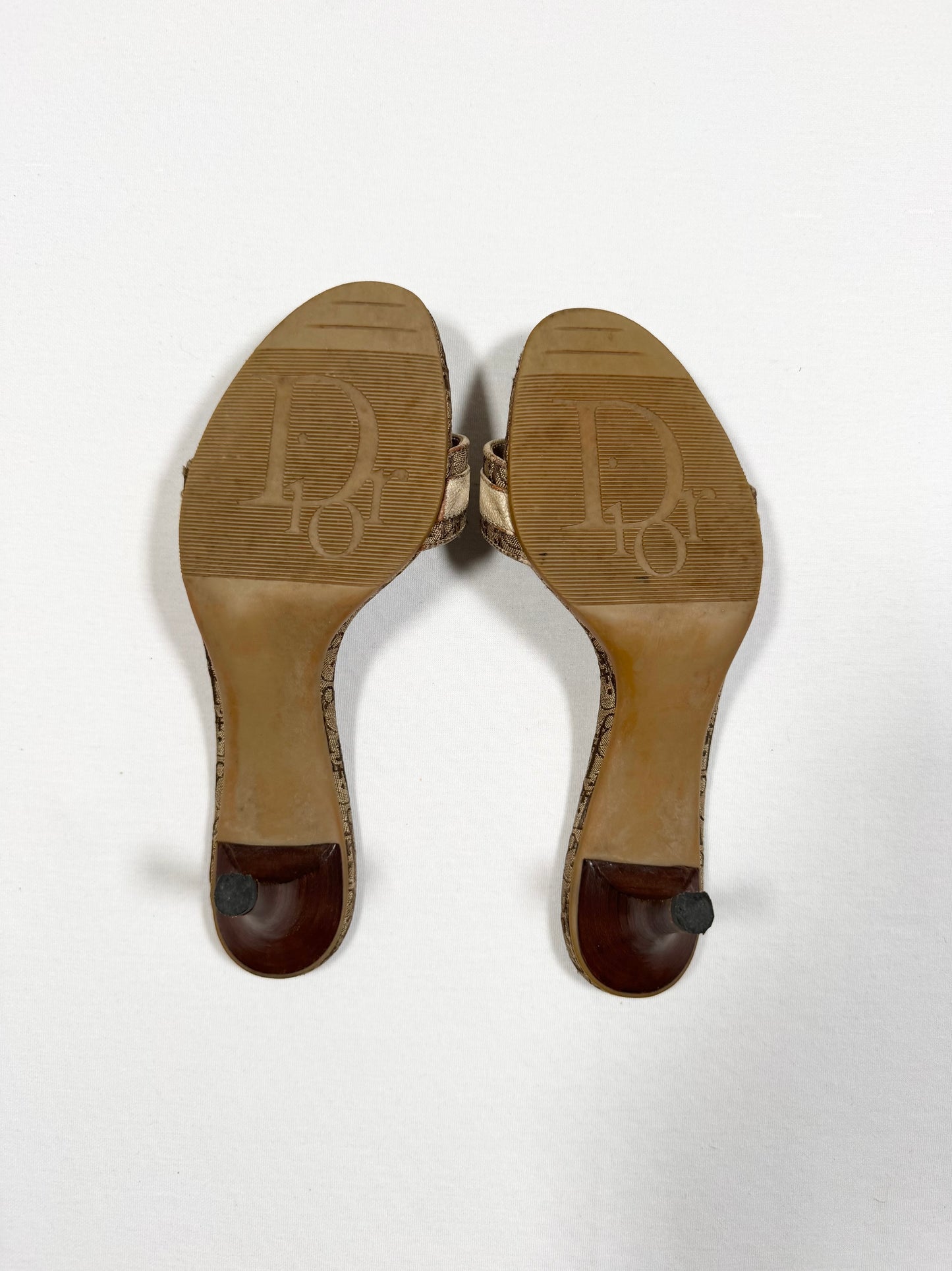 Dior Diorissimo Canvas Heels ♡ Size 38