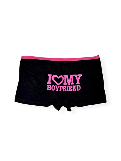 “I ♡ My Boyfriend” Booty Shorts ♡ Size XS