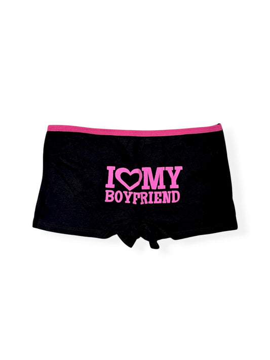 “I ♡ My Boyfriend” Booty Shorts ♡ Size XS