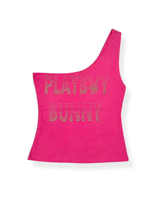Playboy One Shoulder Tank