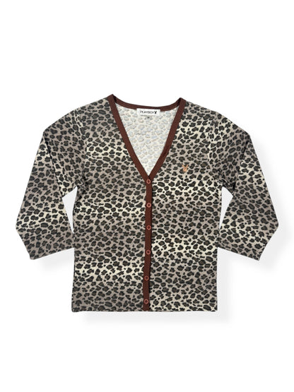 Playboy Leopard 3/4 Top ♡ Size M