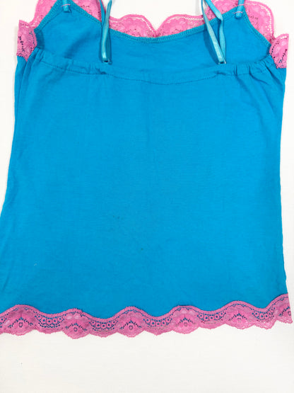 PINK Victorias Secret Blue & Pink Cami ♡ S