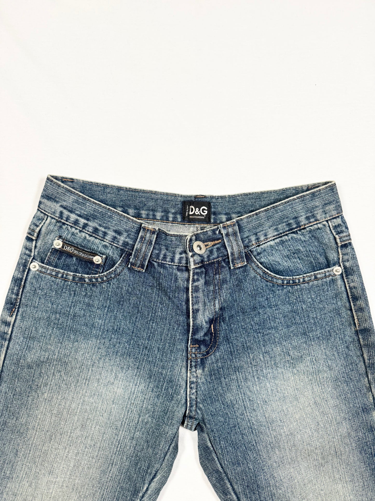 D&G Gold Sequin Logo Jeans ♡ Size XS