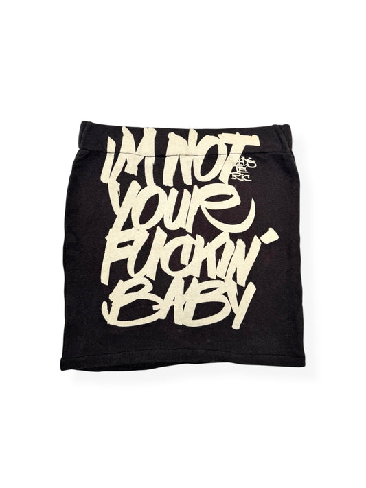 Hysteric Glamour “Not Your Fuckin’ Baby” Tube Top