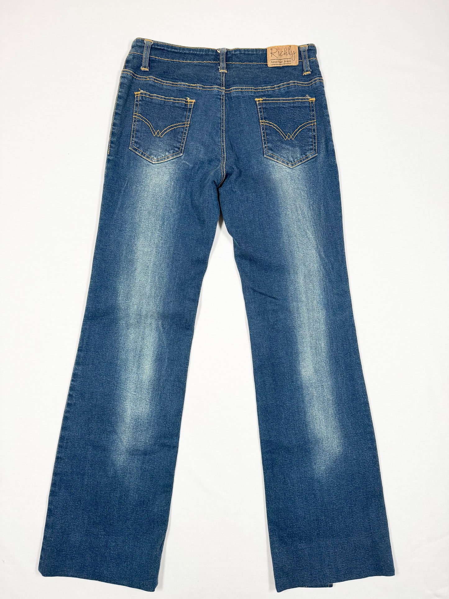 Lace Up Studded Flared Jeans ♡ Size XS/S