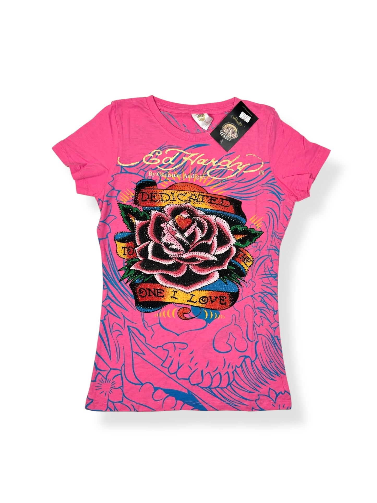 Pink Ed Hardy Tee