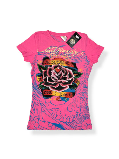 Pink Ed Hardy Tee