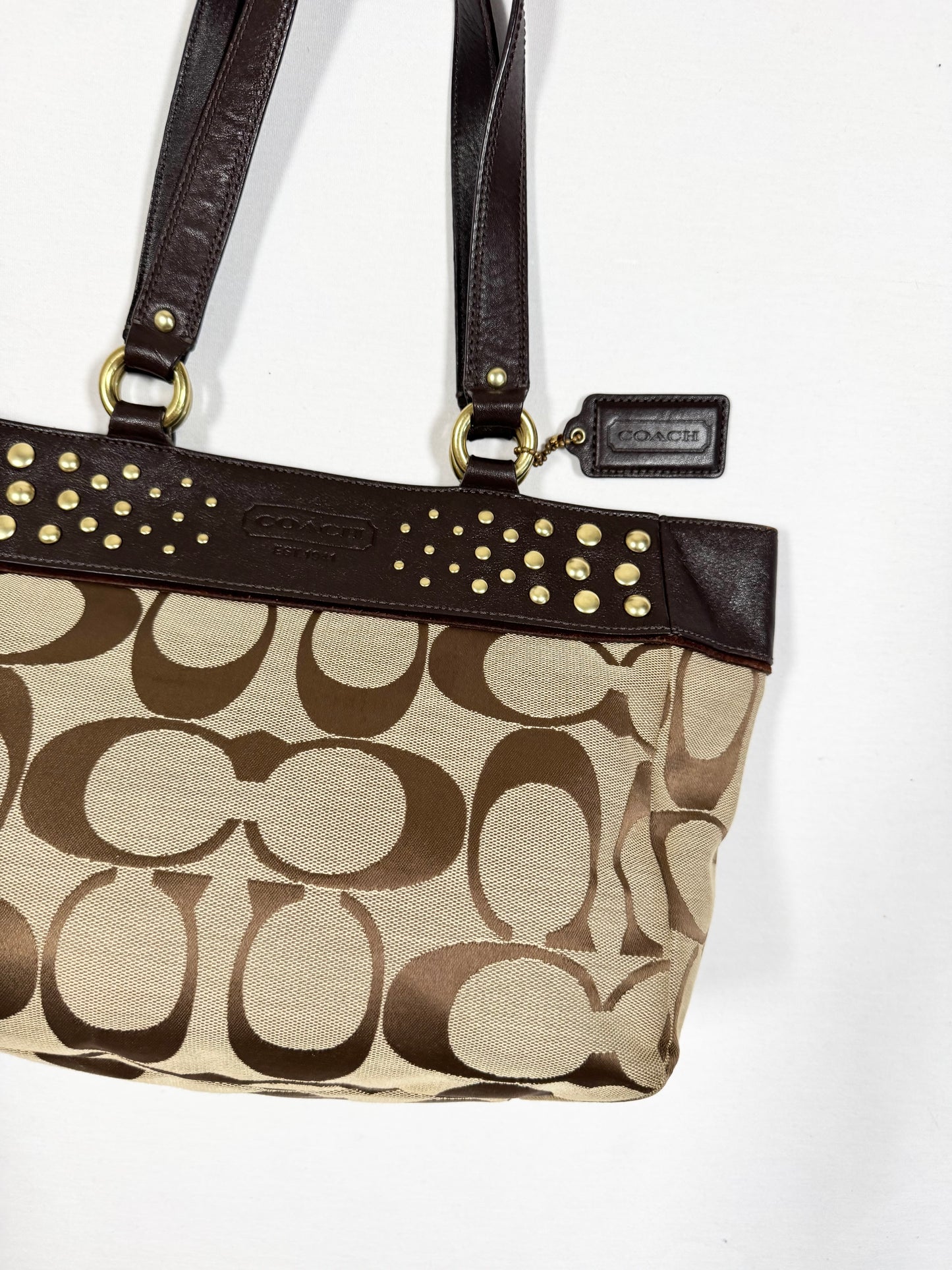 Studded Coach Bag ♡