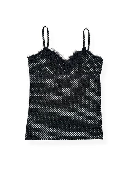 Polka Dot Ruffle Cami ♡ Size S