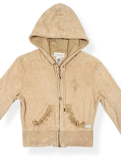 Baby Phat Towelling Zip Up Hoodie ♡ Size S