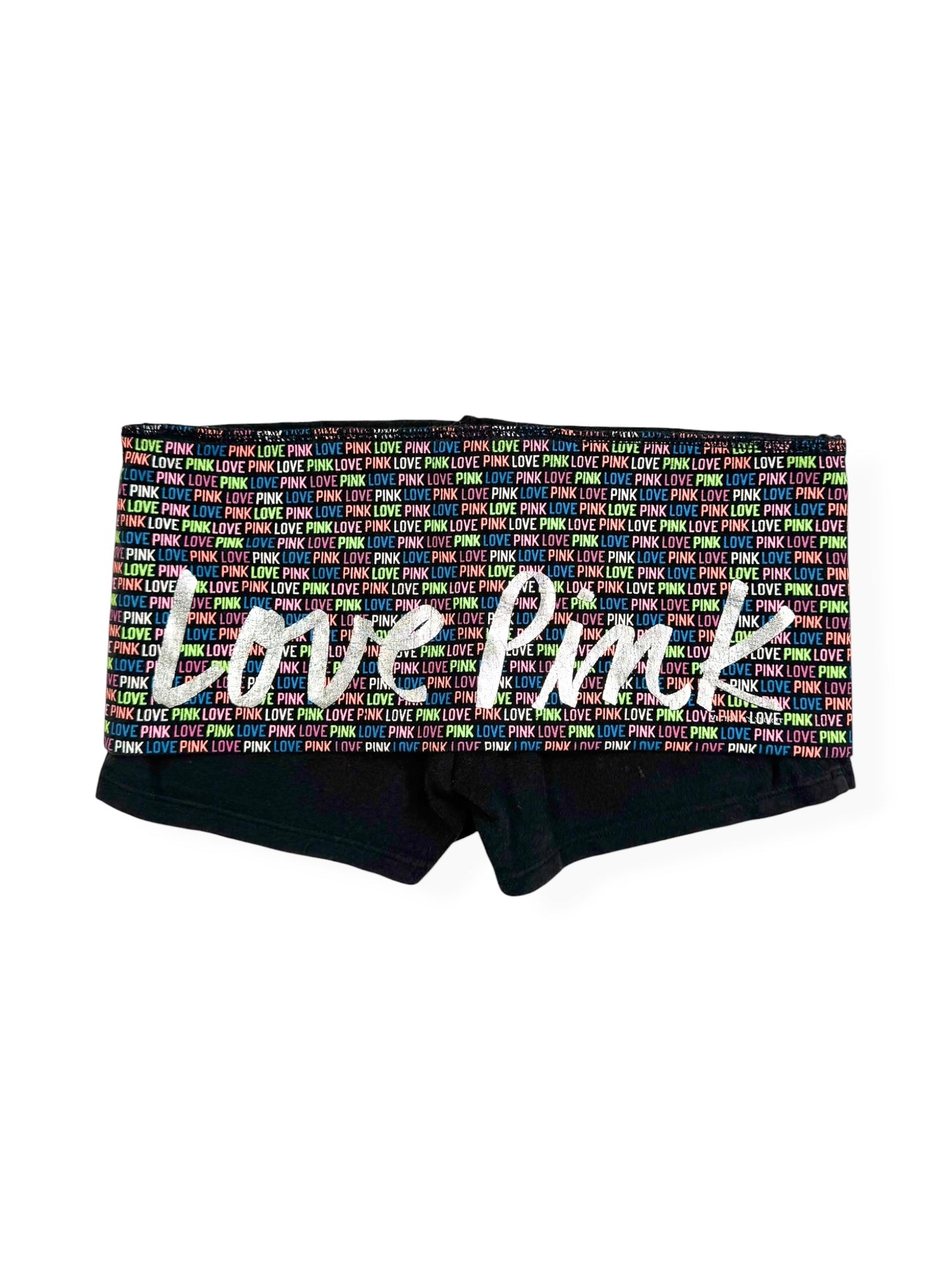 PINK Monogram Fold Over Waist Shorts ♡ XS/S