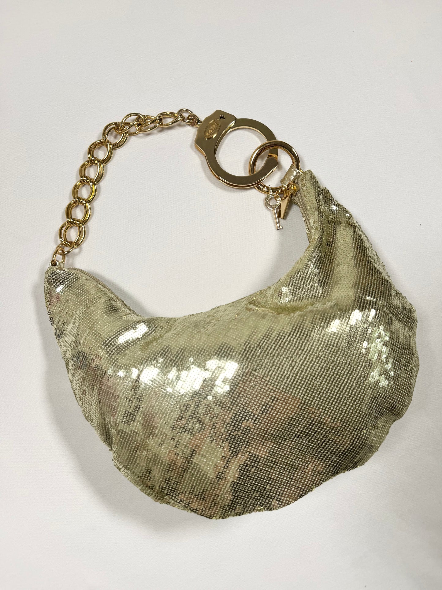 Gold Sequin Cuffz By Linz Bag ♡