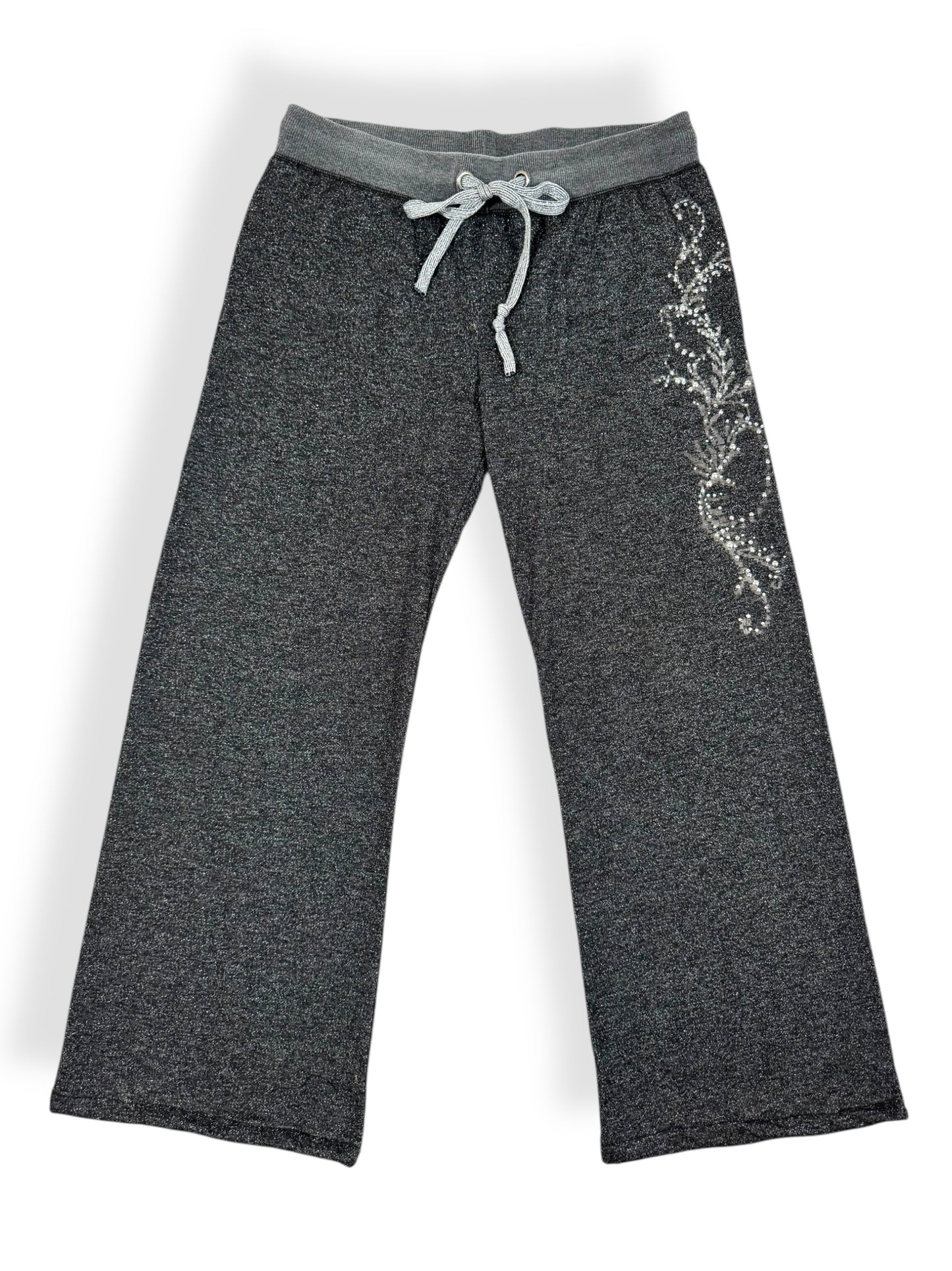 Miss Me Glitter Trackpants ♡ Size L