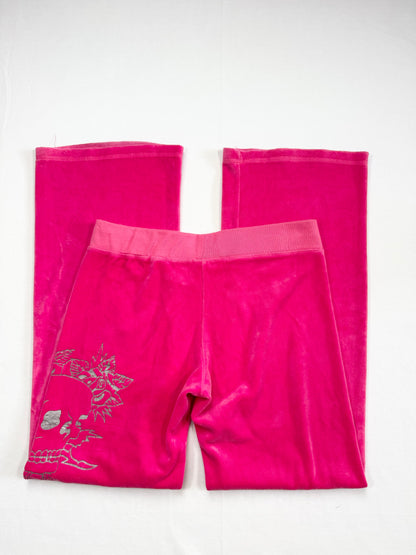 Pink Velour Ed Hardy Tracksuit ♡ M/L