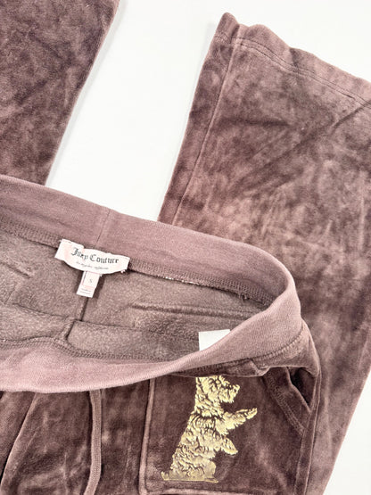 Juicy Couture Brown Velour Scotty Dog Tracksuit ♡ S/M
