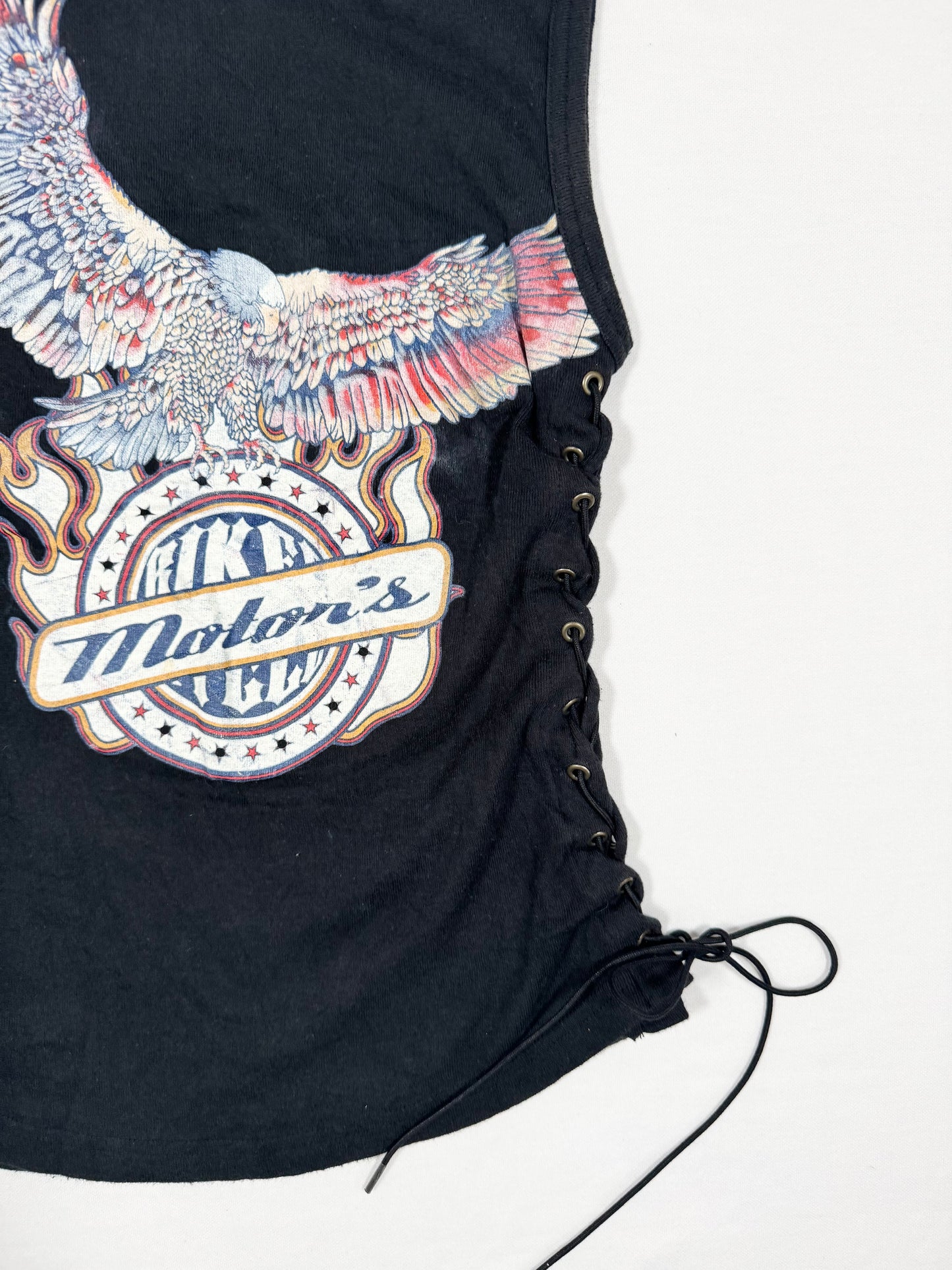 Lace Up Sides Motor Tank ♡ Size S