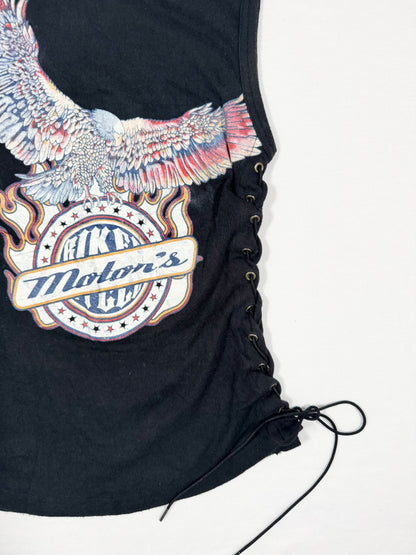 Lace Up Sides Motor Tank ♡ Size S