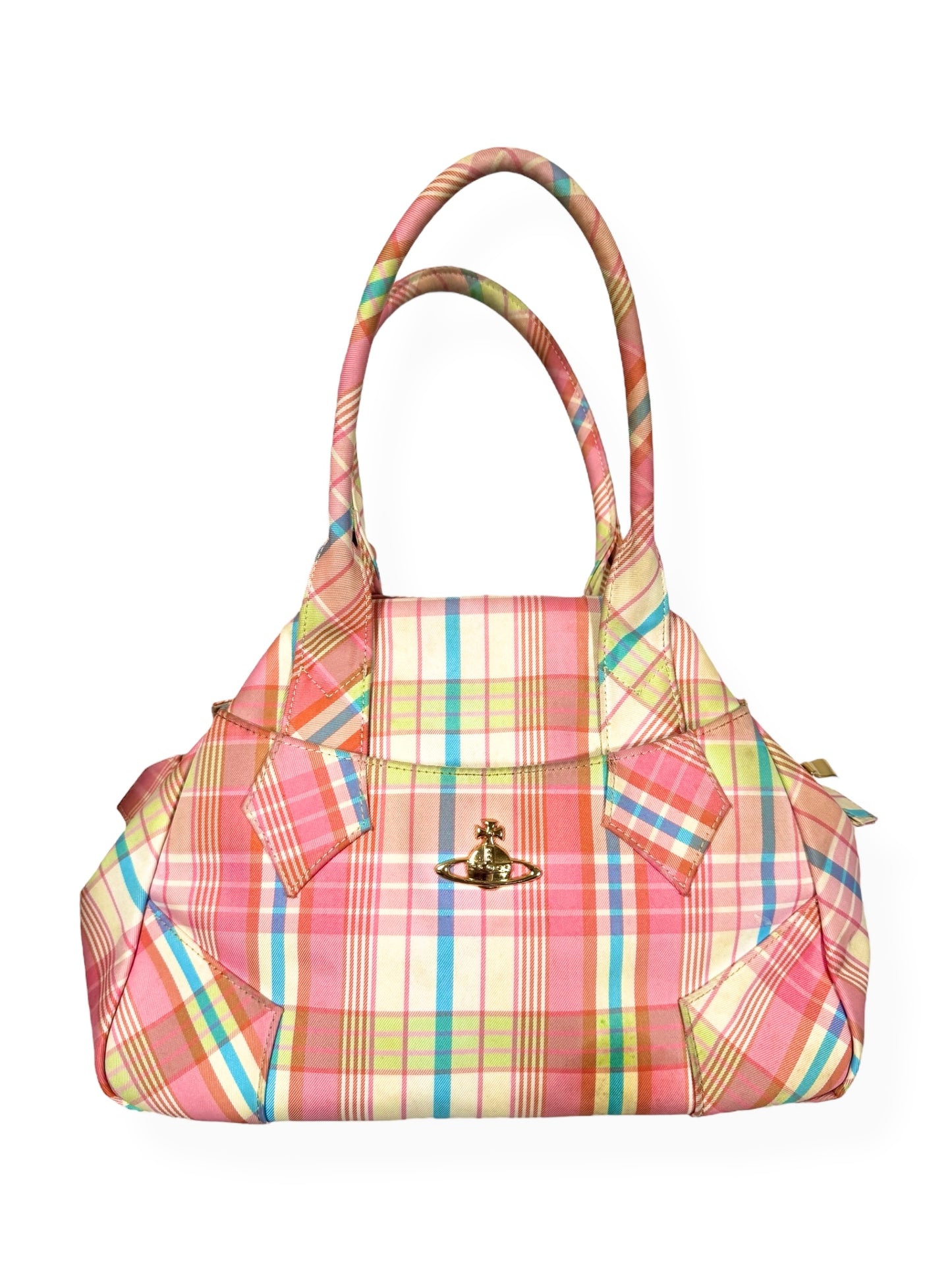 Vivienne Westwood Pink Plaid Bag