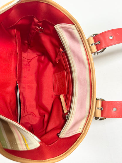 Coach Spring Stripe Bag ♡