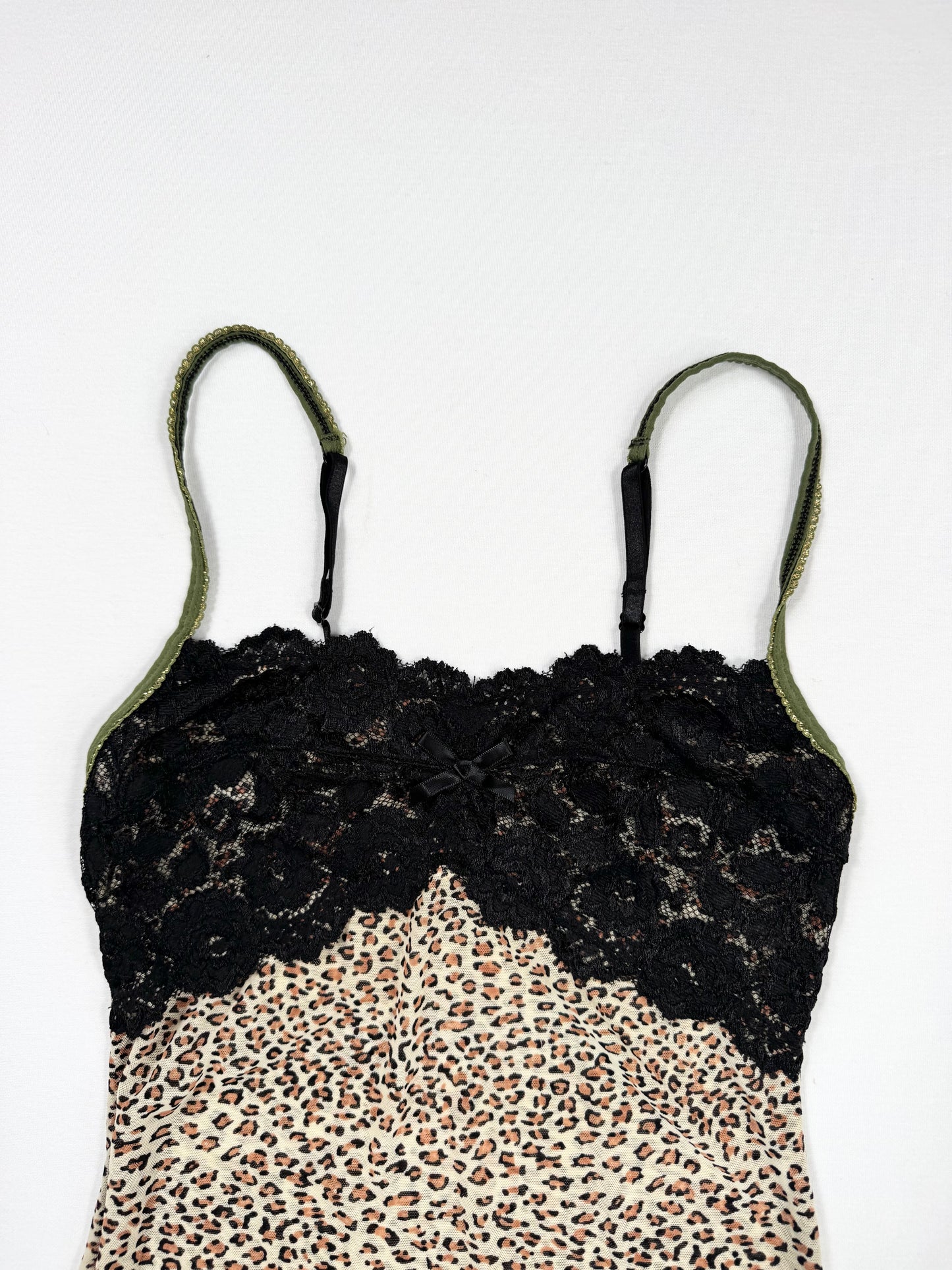 Leopard Black Lace Cami ♡ S