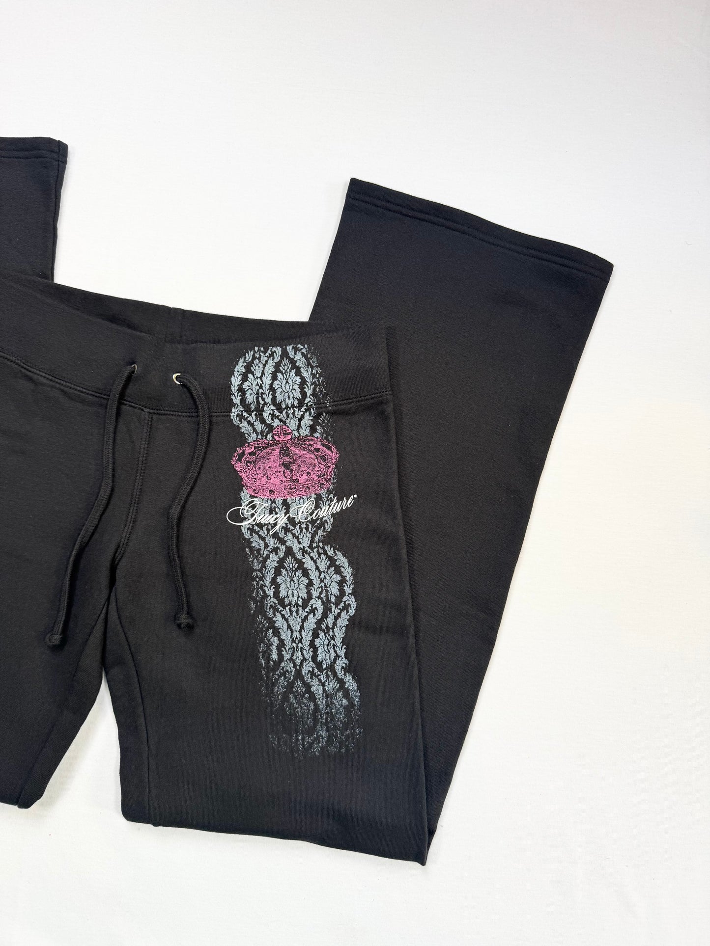 Juicy Couture Black Lace Print Tracksuit ♡ XS