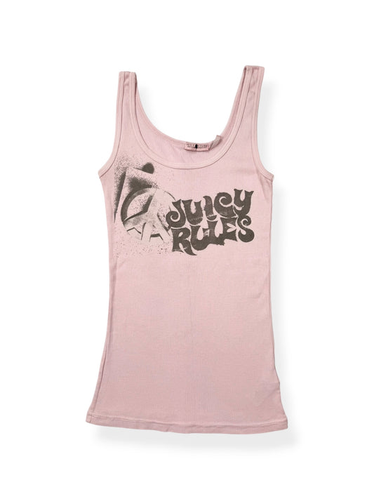 “Juicy Rules” Pink Tank ♡ S