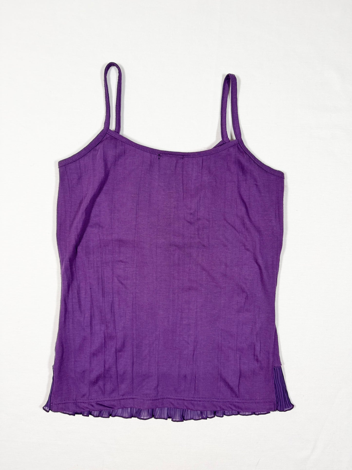 Fur Trim Purple Cami ♡ Size S