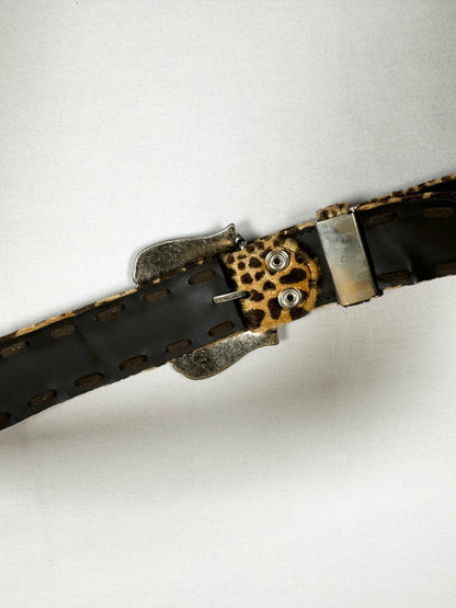 Leopard Print Belt