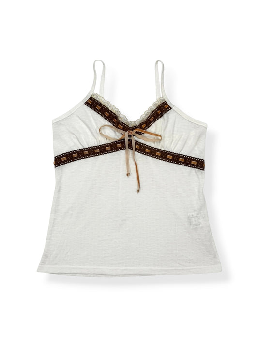 Pointelle Suede Tie Cami ♡ S