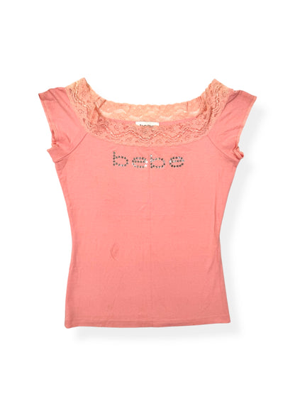Bebe Lace Tee
