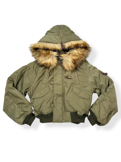 Moussy Military Fur Hood Jacket ♡ S