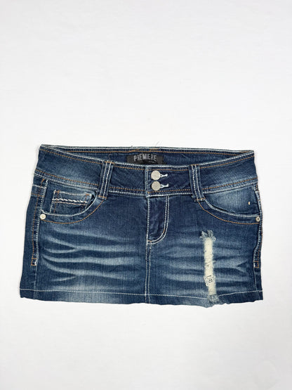 Premiere Diamante Mini Skirt ♡ Size S