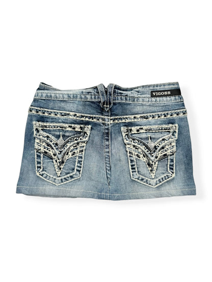 Vigoss Denim Mini Skirt ♡ S