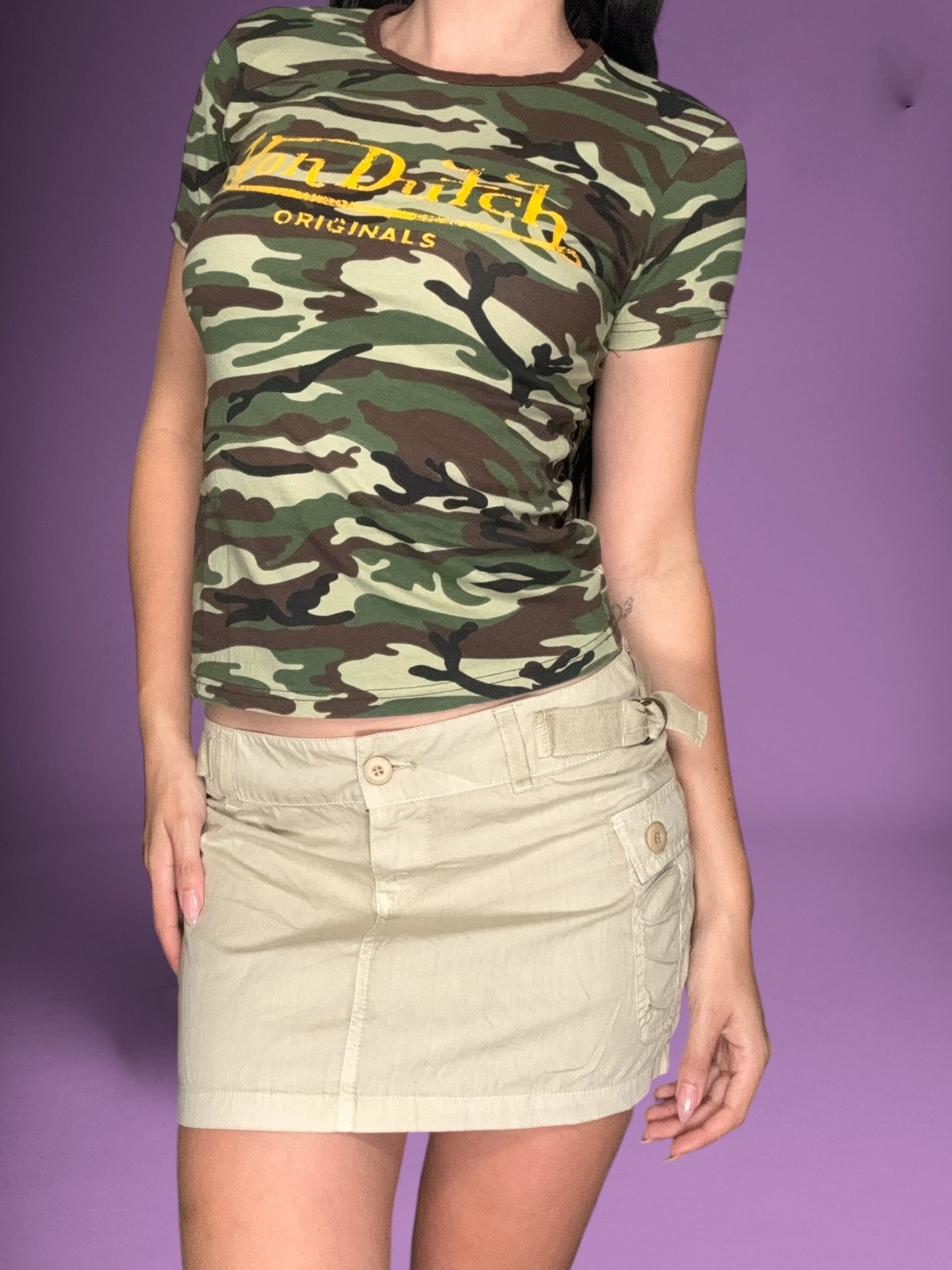 Von Dutch Camo Tee