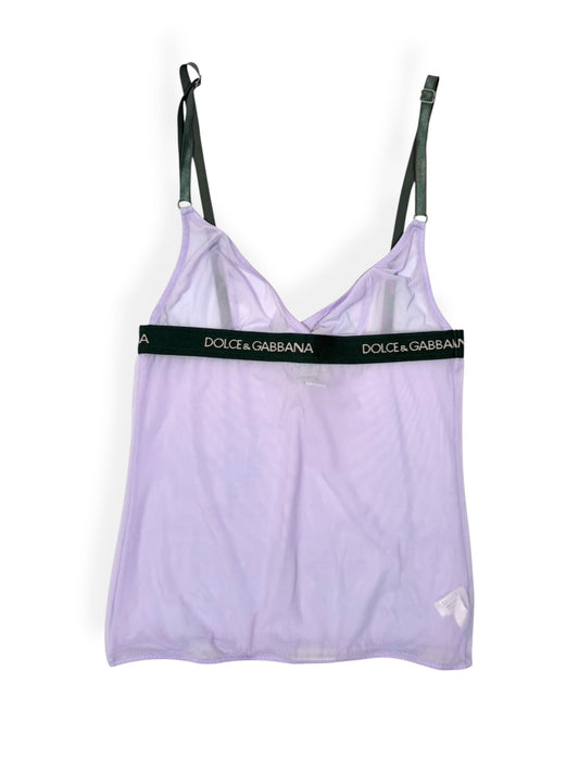 D&G Purple Micromesh Cami