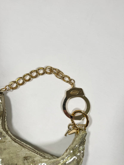 Gold Sequin Cuffz By Linz Bag ♡