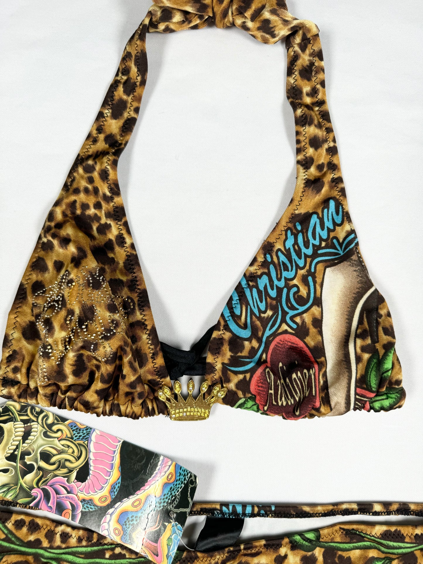 Christian Audigier Leopard Bikini