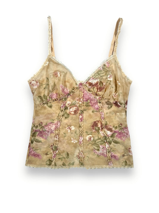 Floral Mesh Cami