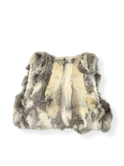 Tie Front Fur Vest