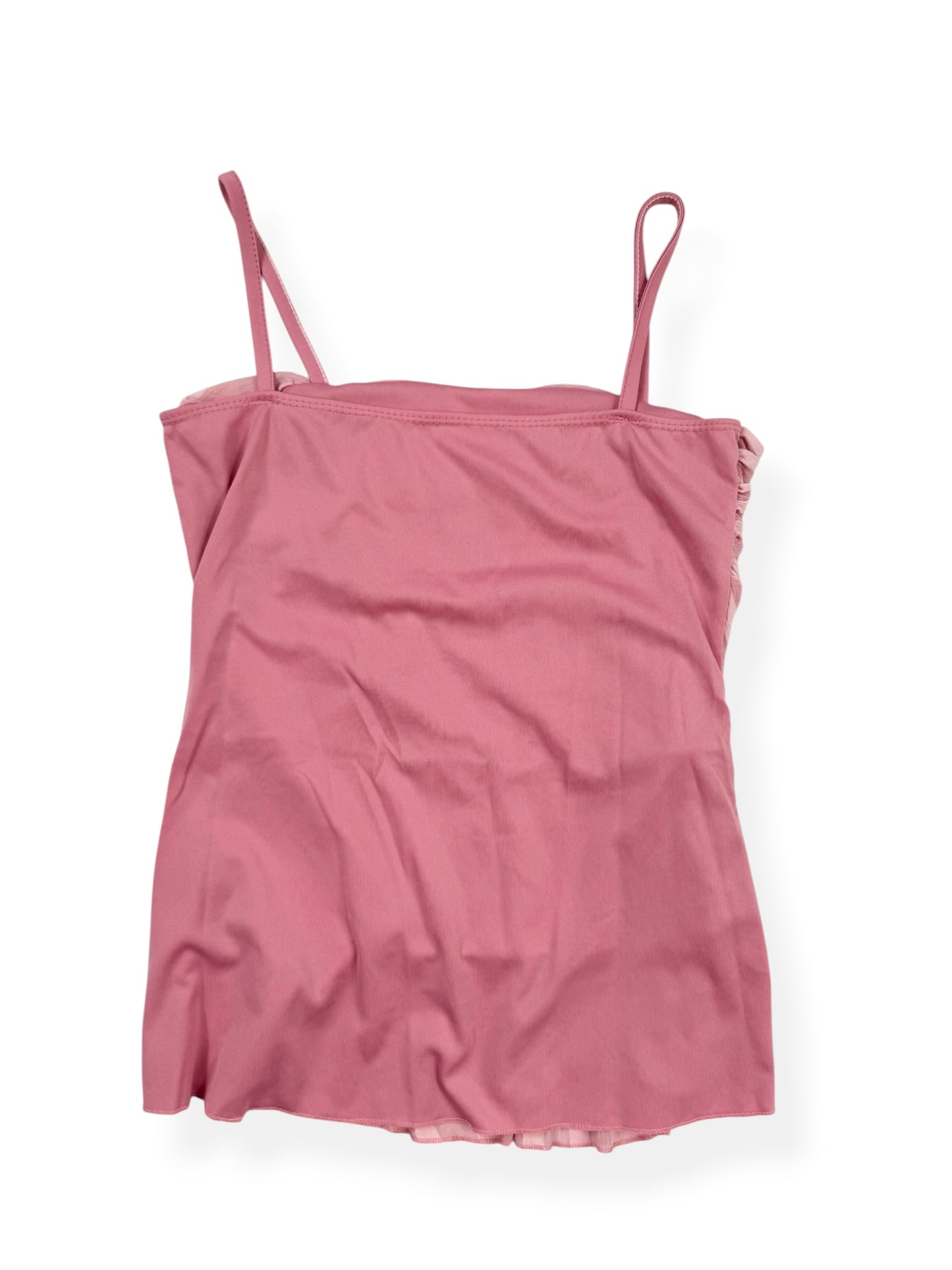 Pink Striped Tiered Cami ♡ S