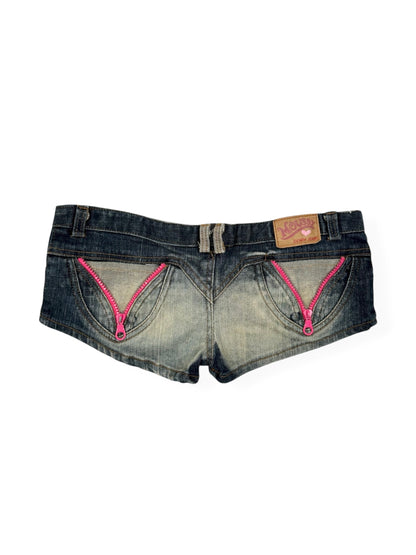 Zipper Micro Shorts ♡ Size XS