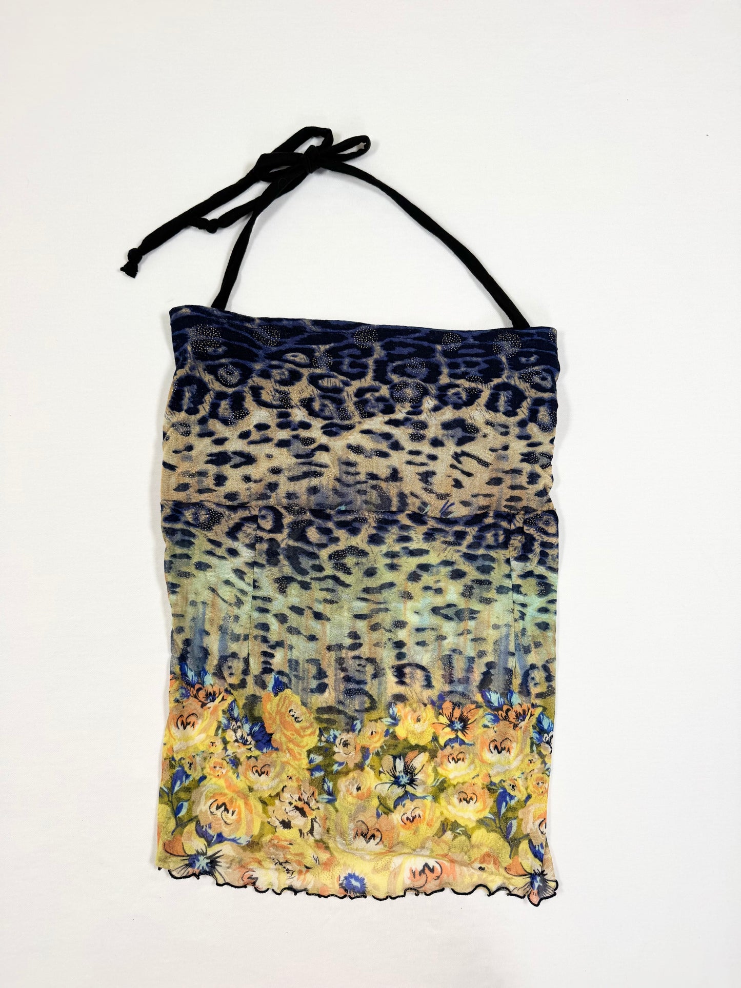 Leopard Flower Halter Cami ♡ S