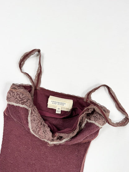 Abercrombie Burgundy Cami ♡ XS