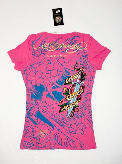 Pink Ed Hardy Tee