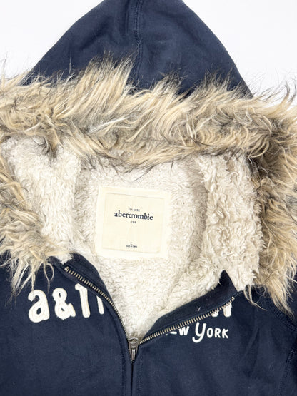 Abercrombie & Fitch Fur Hood Zip Up
