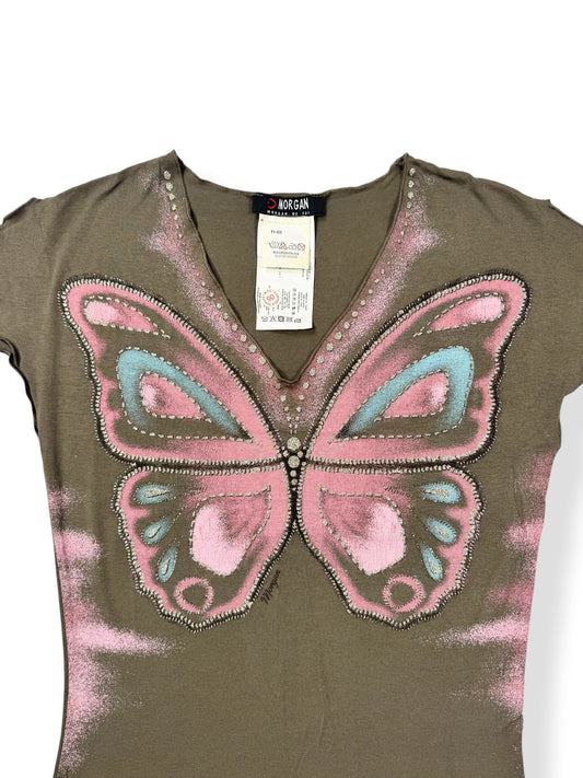 Morgan De Toi Butterfly Tee ♡ S